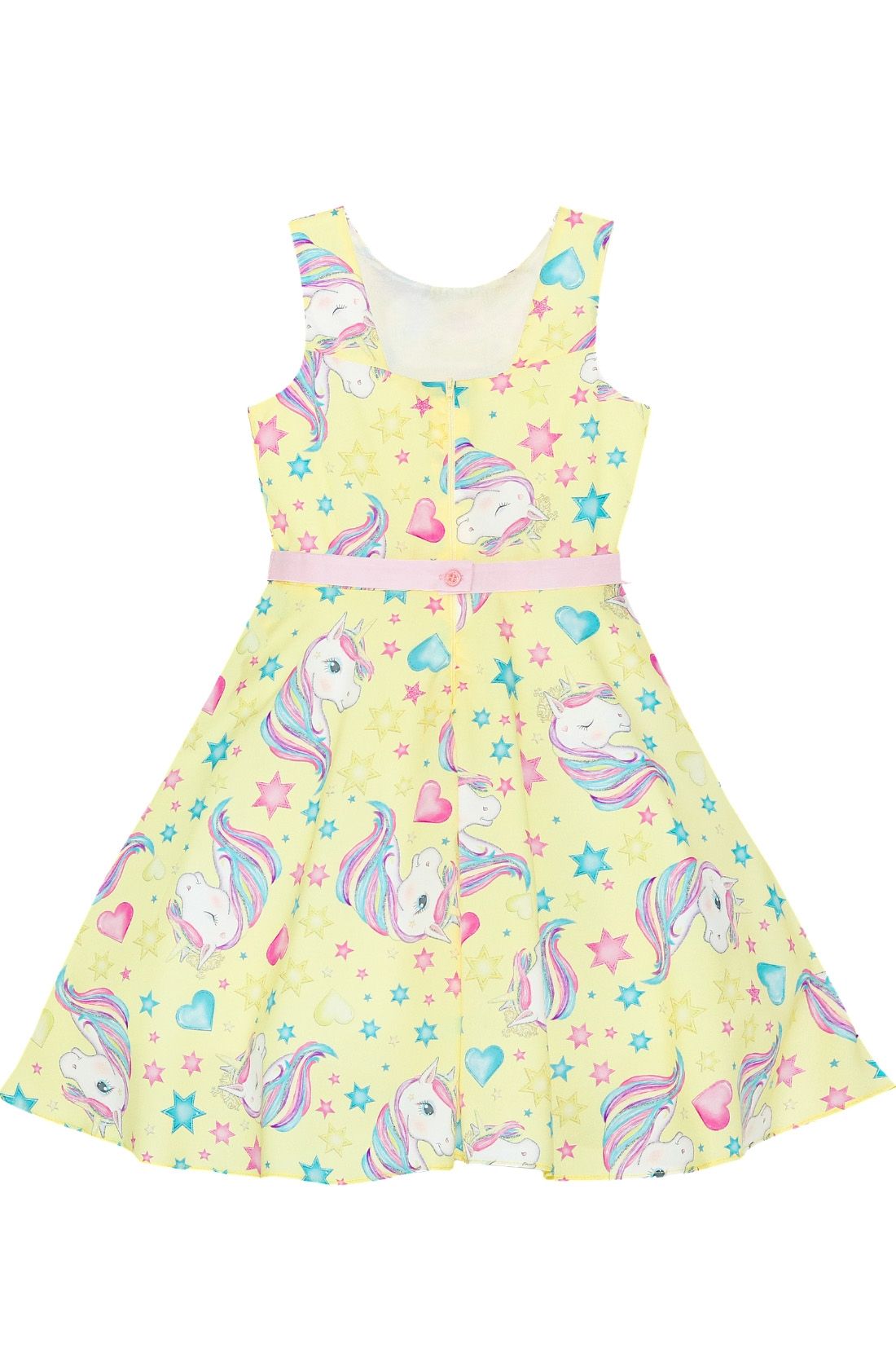 vestido petit cherie amarelo