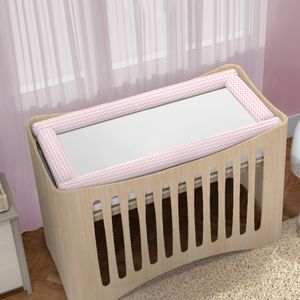 Kit De Berço Rolinho Papi Baby Tamanho Americano Contem 04 Peças