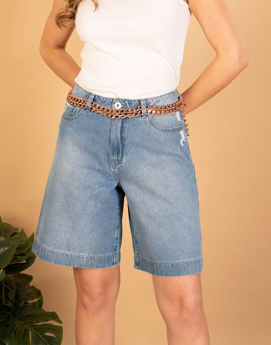 Bermuda Wide Jeans