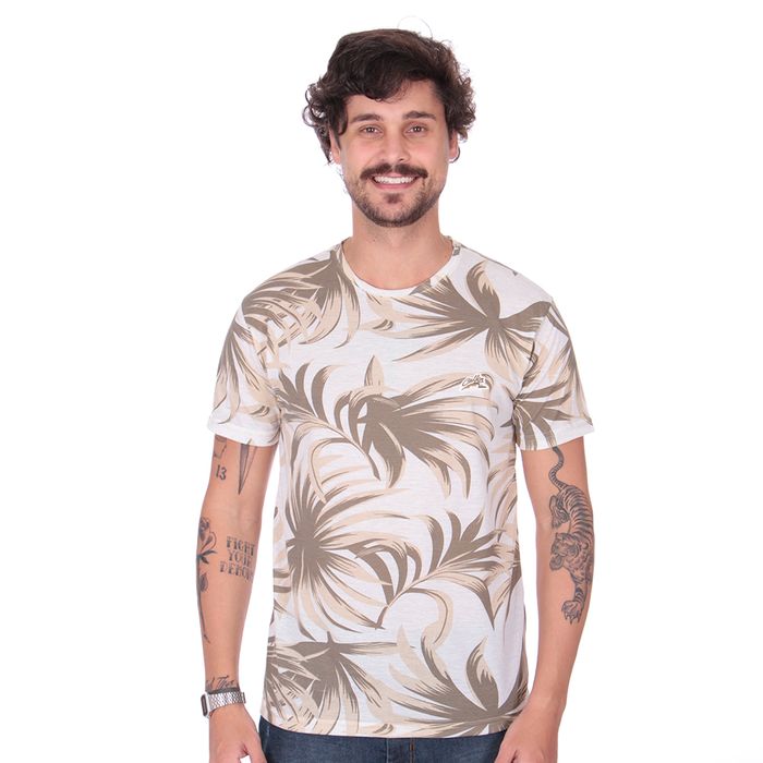 Camiseta Especial Calfin Estampado Baham Floral
