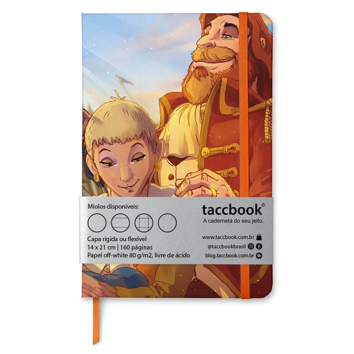 Caderno taccbook® Mufasa (releitura) de Ricardo Mango 14x21 Cm