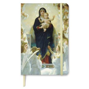 Caderno taccbook® A virgem com anjos de Carlos Henrique 14x21 Cm