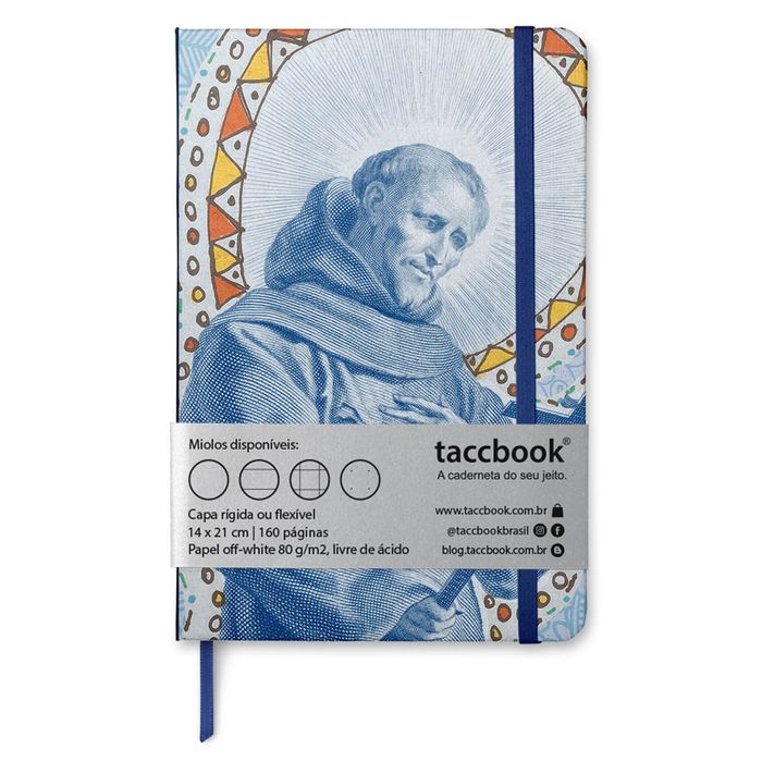 Caderno taccbook® São Francisco de Assis de Bernardo Cecílio 14x21 Cm