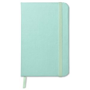 Caderneta Pautada taccbook® cor Água marinha (pastel) 9x14 cm