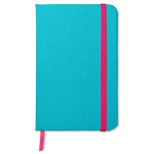 Caderneta Quadriculada taccbook® cor Azul Turquesa 9x14 cm