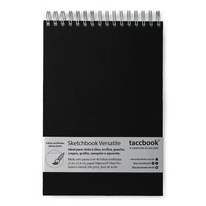 Caderno de desenho / sketchbook taccbook® Versatile 21 x 32 cm