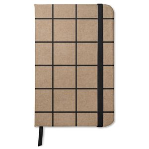 Caderneta Quadriculada taccbook® Kraft 9x14 cm