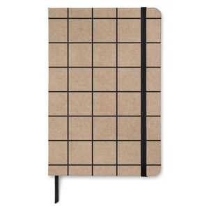 Caderno Quadriculado taccbook® Kraft 14x21 cm