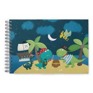 Caderno de desenho / sketchbook taccbook® Bambini - Dinossauros 21 x 32 cm