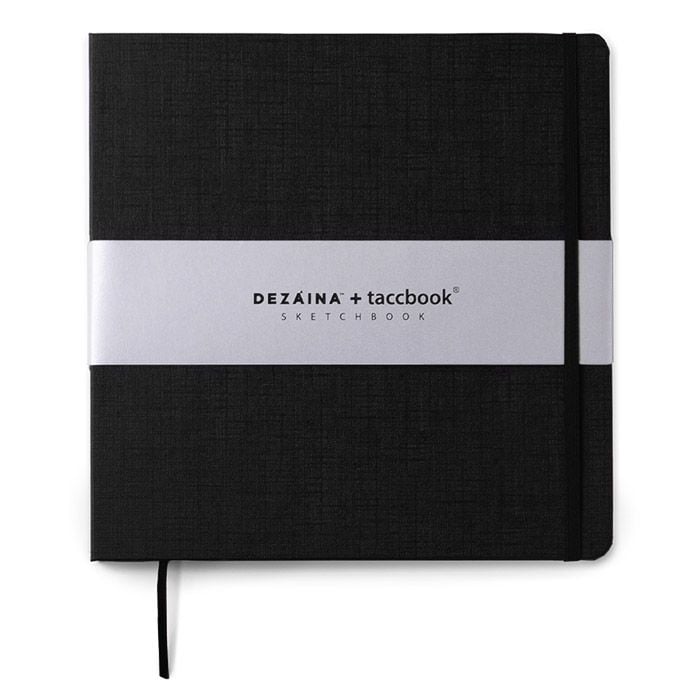 Caderno De Desenho / Sketchbook Dezaina+Taccbook® 25 X 25 Cm