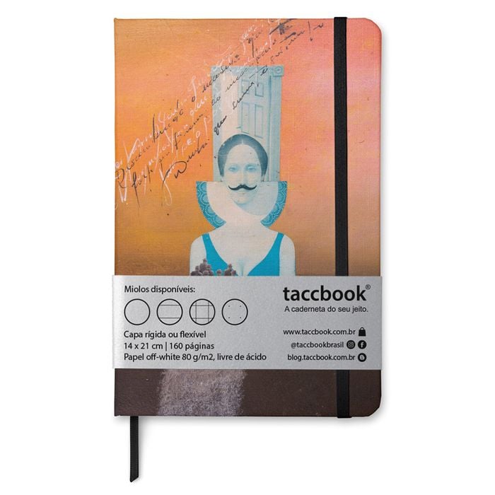 Caderno taccbook® Soberana de Djary Cintra 14x21 Cm