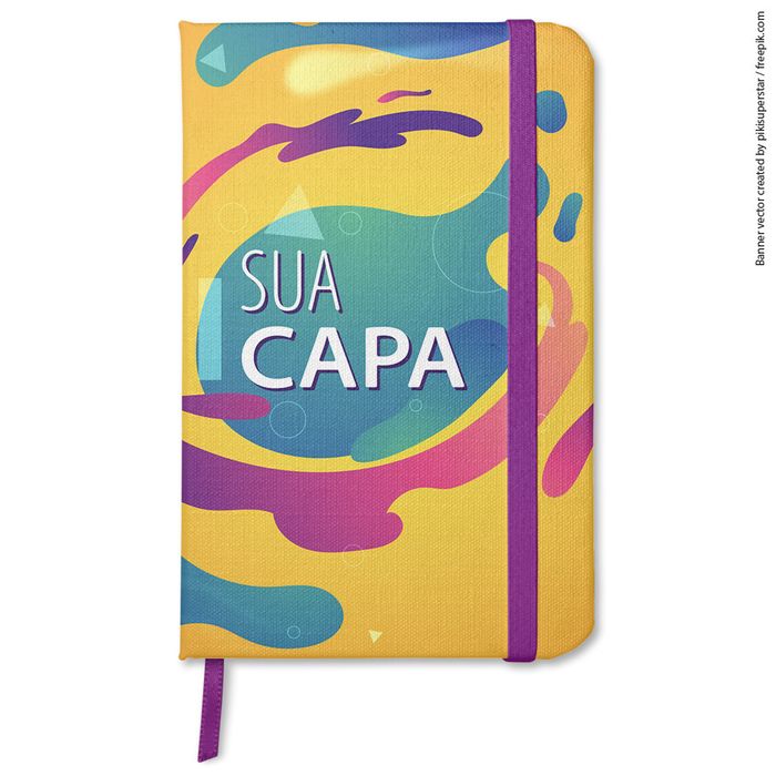 Caderneta taccbook® com Capa Personalizada 9x14cm