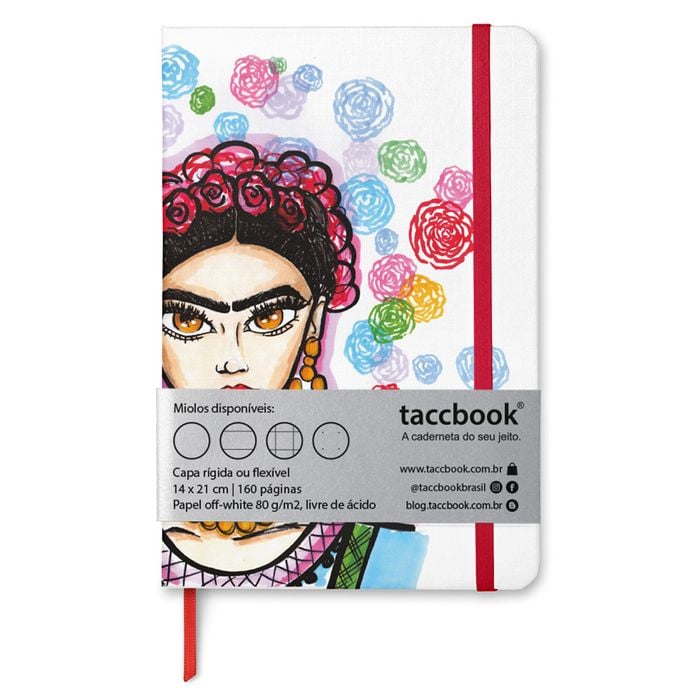 Caderno taccbook® Frida de Saray Reina 14x21 Cm