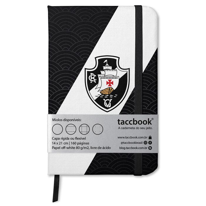 Caderneta taccbook® - Vasco da Gama - História - 9x14 cm