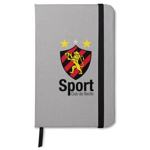 Caderno taccbook® - Sport Recife - Cinza - 9x14 cm