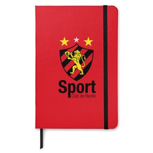 Caderno taccbook® - Sport Recife - Vermelha - 14x21 cm