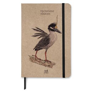 Caderno Kraft taccbook® Savacu de coroa (Nyctanassa violacea) 14x21 cm
