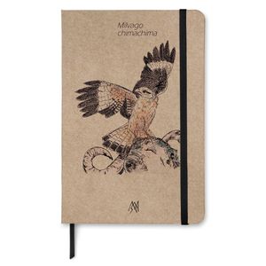 Caderno Kraft taccbook® Carrapateiro (Milvago chimachima) 14x21 Cm
