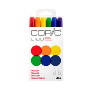 Copic CIAO - Kit C/6 Cores PRIMARY (Cores Primárias)