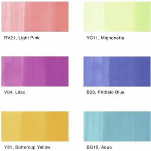 Copic CIAO - Kit C/6 Cores PASTELS