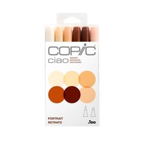 Copic CIAO - Kit C/6 Cores PORTRAIT (Retrato)