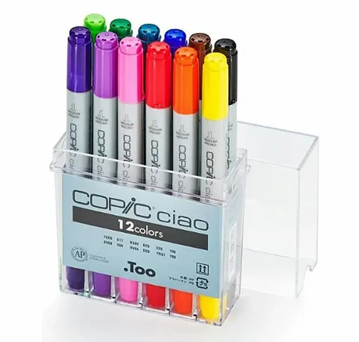Copic CIAO - Kit C/12 Cores