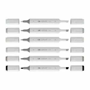 GRAF Duo - Kit Tons de cinza: 6 cores