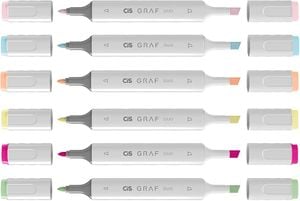 GRAF Duo - Kit Tons pastel: 6 cores