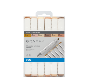 GRAF Duo - Kit Tons de pele: 6 cores