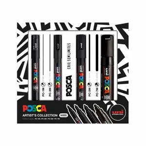Posca - ARTIST’S COLLECTION c/ 4 (pretas)