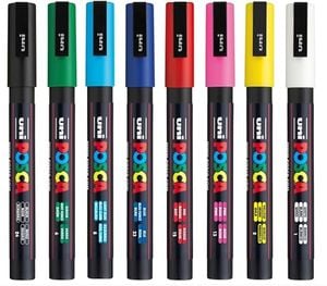 Posca - PC-3M - 8 cores básicas
