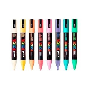 Posca - PC-3M- 8 Cores Pastéis