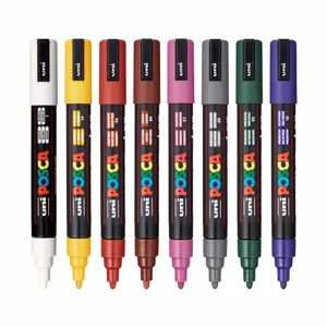 Posca - PC-5M - 8 Cores Escuras