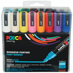 Posca - PC-5M- 16 Cores