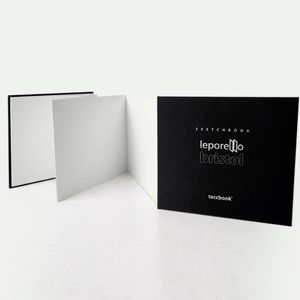 Kit c/ 3 Sketchbook Sanfonado taccbook® Leporello | Papel Bristol 180g | Formato Concertina