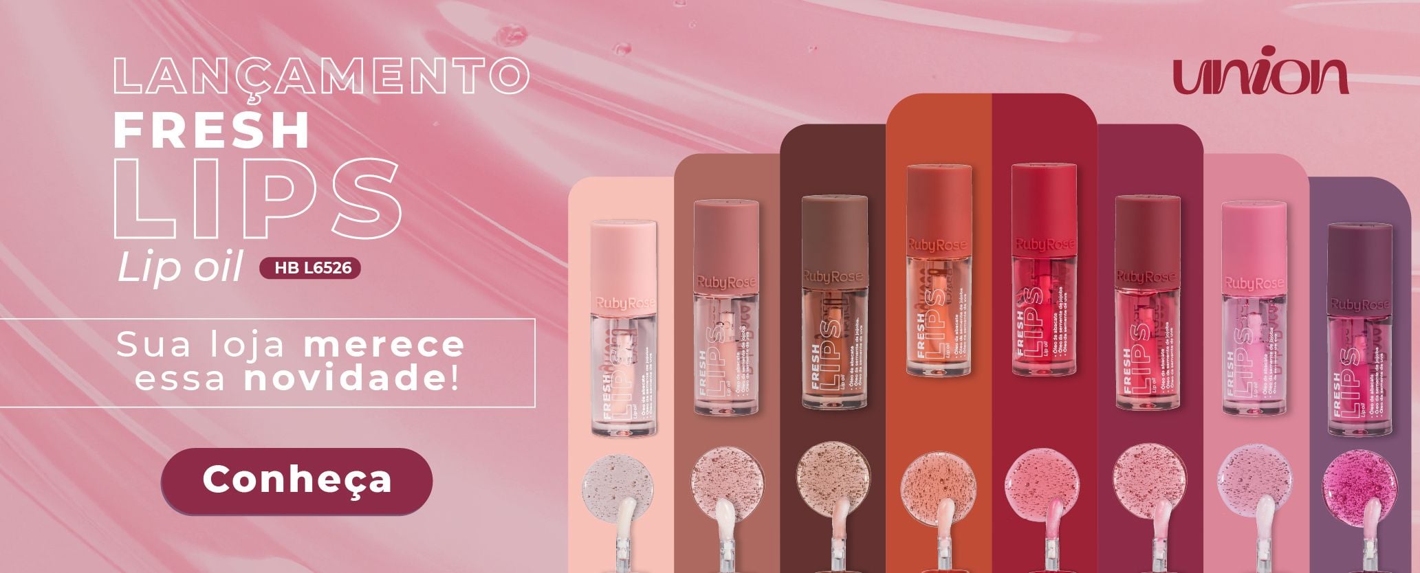 Lançamento Lip Oil Fresh Lips