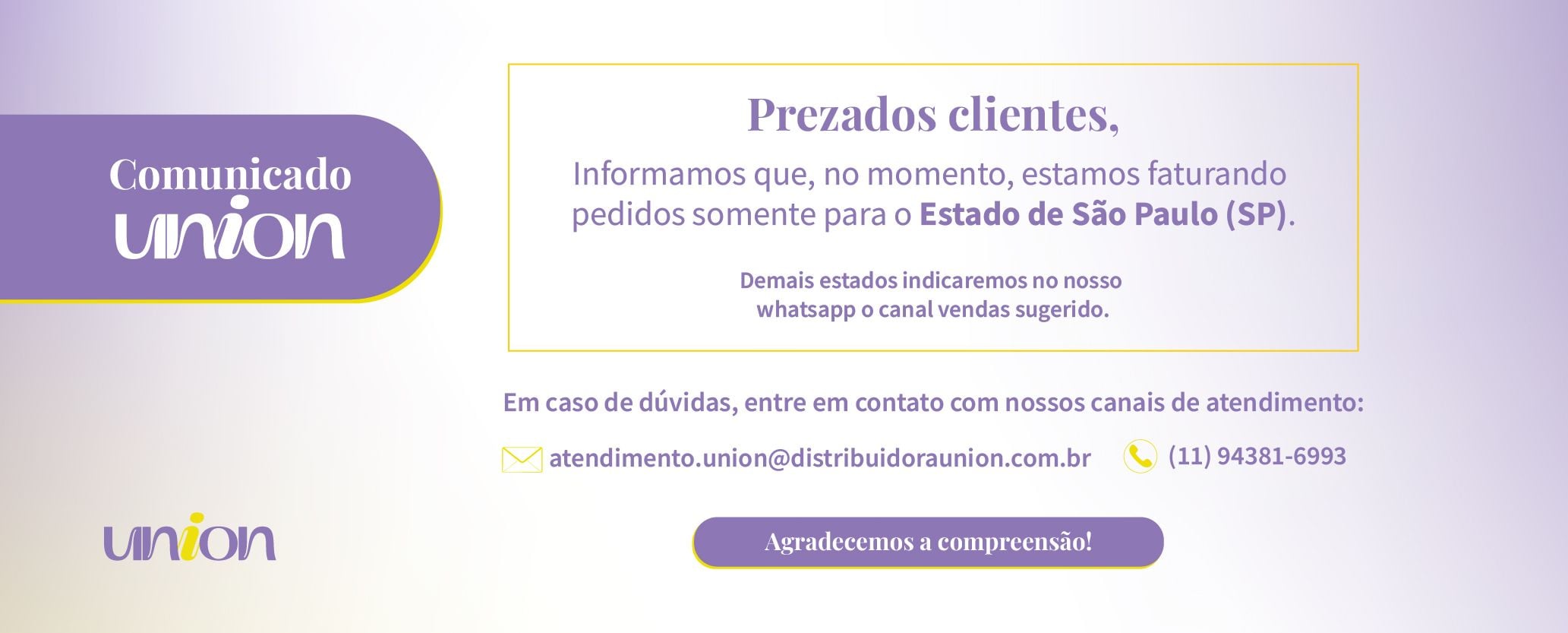 Comunicado SP