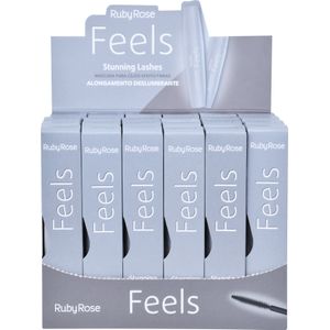 Box - Máscara Para Cílios Efeito Alongamento Deslumbrante Feels - Ruby Rose  - HB507BX