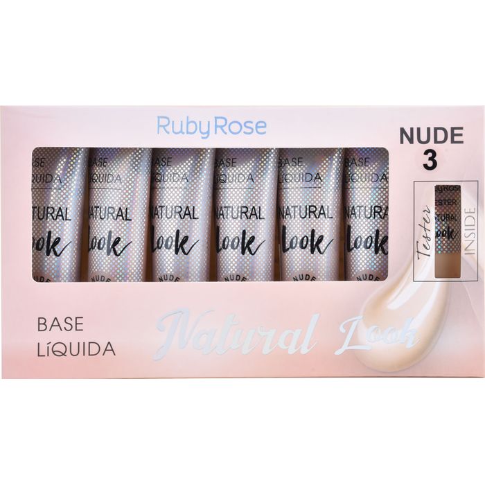 Box - Base Natural Look Nude 3 - Ruby Rose - HB8051N3BX