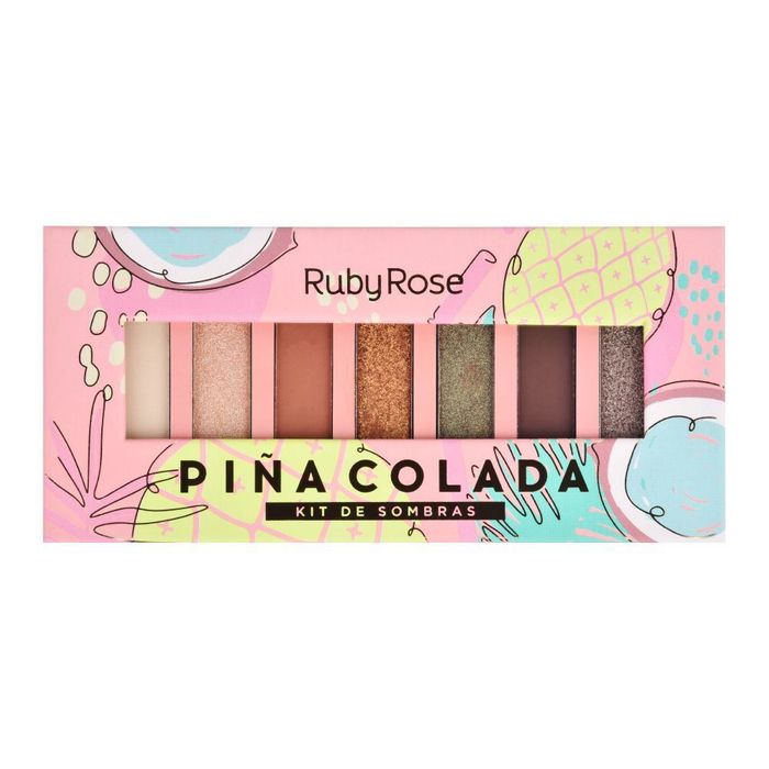 Paleta De Sombras Pinacolada - Ruby Rose - HB1055