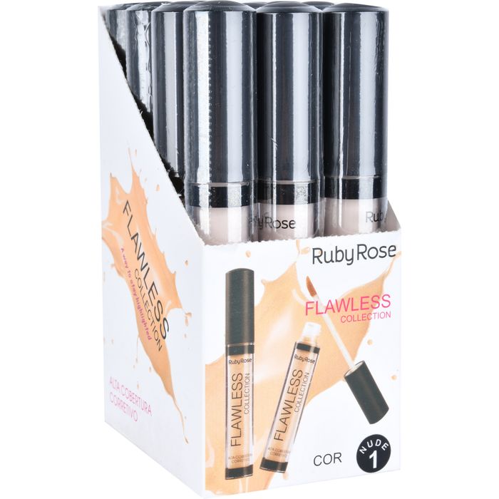 BX - CORRETIVO LIQUIDO FLAWLESS COLLECTION - HB8080N1BX - RUBY ROSE