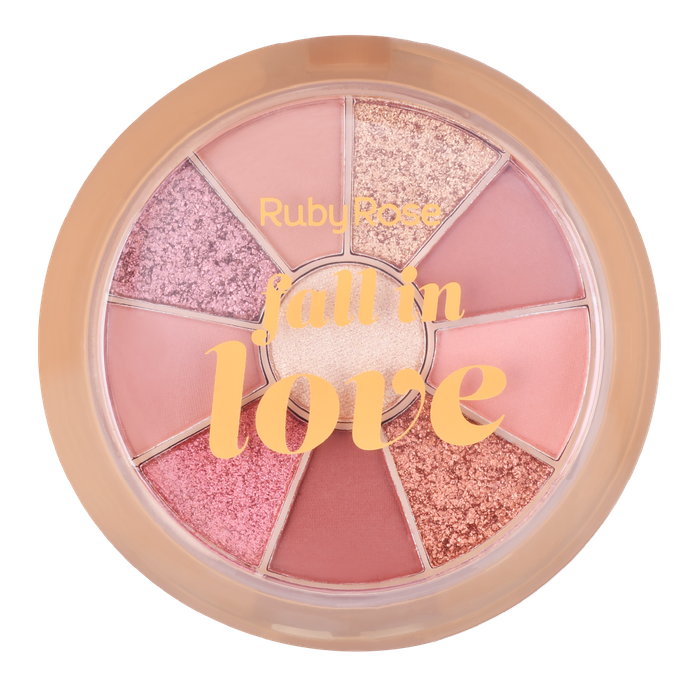 PALETA DE SOMBRAS HB10755 FALL IN LOVE RUBYROSE