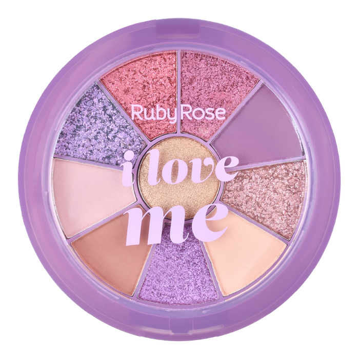 PALETA DE SOMBRAS HB10758 I LOVE ME RUBYROSE