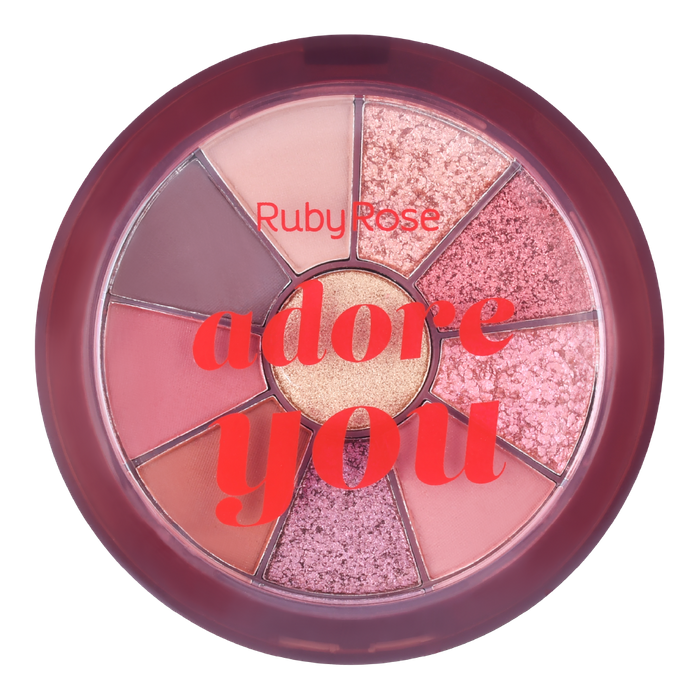 PALETA DE SOMBRAS HB10759 ADORE YOU RUBYROSE