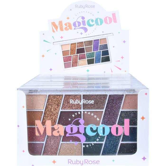 BX PALETA DE SOMBRAS HB1077 MAGICOOL- RUBY ROSE