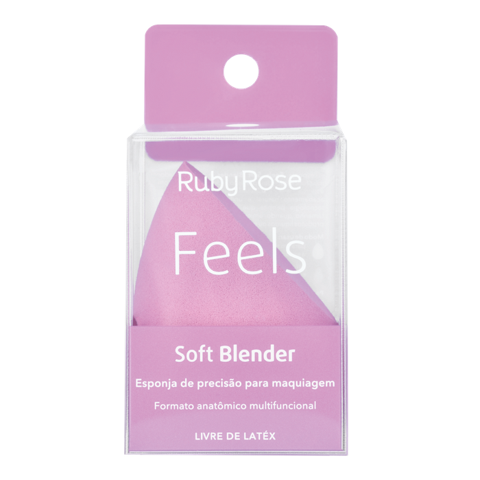 ESPONJA DE MAQUIAGEM SOFT BLENDER FEELS - HBS01 -  - RUBYROSE