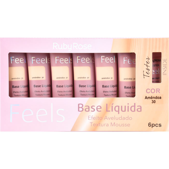 BX - BASE LIQUIDA FEELS - HB8053AM30 - RUBY ROSE