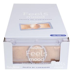 CX PALETA DE ILUMINADOR FEELS MOOD HB7530CX RUBYROSE