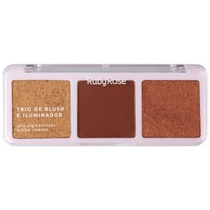 BX TRIO DE BLUSH E ILUMINADOR HBF583S2BX RUBYROSE