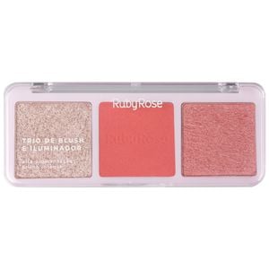 BX TRIO DE BLUSH E ILUMINADOR HBF583S3BX RUBYROSE